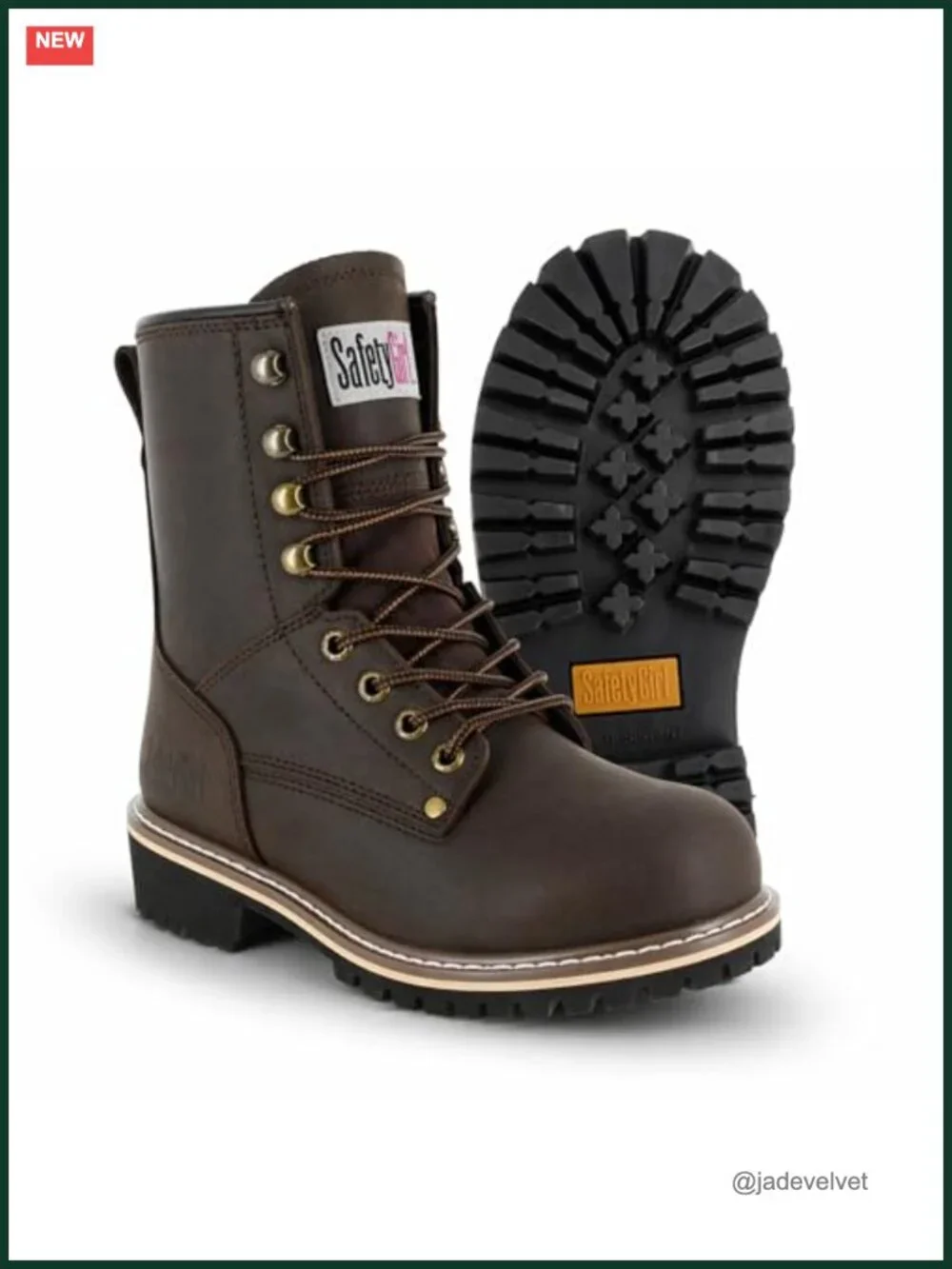 Steel Toe Logger Boot with Water-Resistant Nubuck Upper